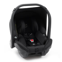 BabyStyle Oyster 3 Gunmetal LUXURY Bundle (Carbonite) - showing the included matching Capsule Infant i-Size Car Seat