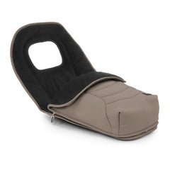 BabyStyle Oyster 3 Bronze LUXURY Bundle - 7 Piece (Mink) - showing the included matching footmuff