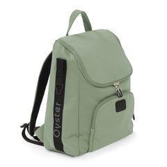 BabyStyle Oyster 3 Gunmetal LUXURY Bundle (Spearmint) - showing the included matching backpack style changing bag