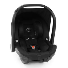 BabyStyle Oyster 3 Black LUXURY Bundle (Pixel) - showing the included matching Capsule Infant i-Size Car Seat
