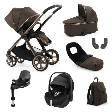 BabyStyle Oyster 4 ULTIMATE Bundle - 12 Piece - Chocolate Velvet - with Pebble 360 Pro2