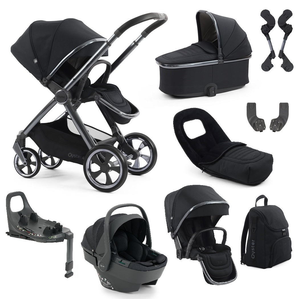 Oyster4 Tandem Luxury Bundle - Carbonite - included items