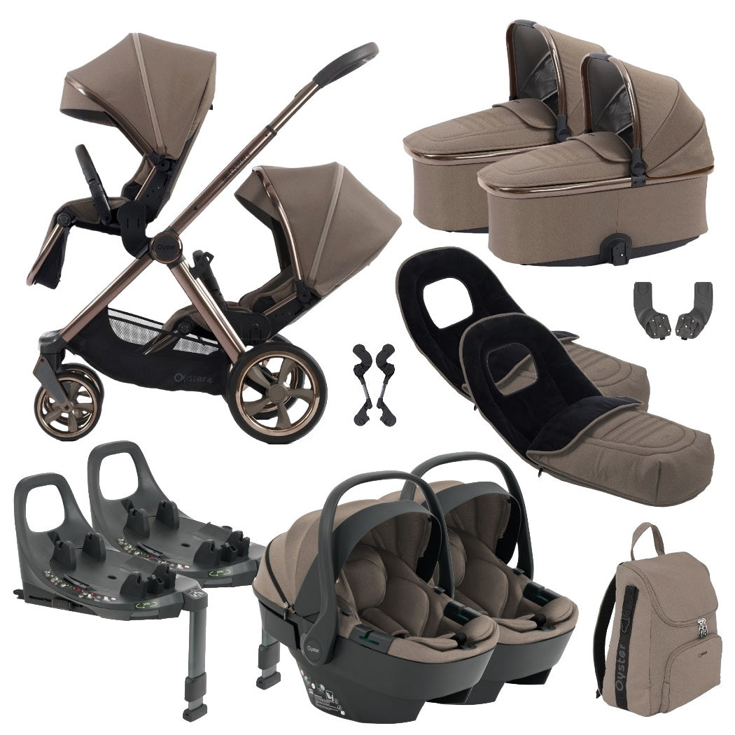 Oyster4 Twin Package - Mink - included items
