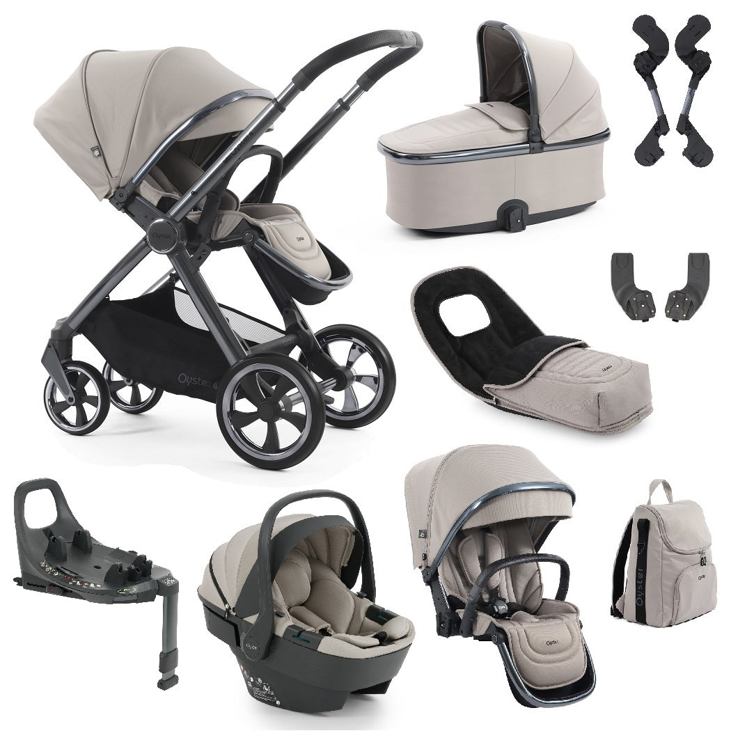 Oyster4 Tandem Luxury Bundle - Buttermilk - included items