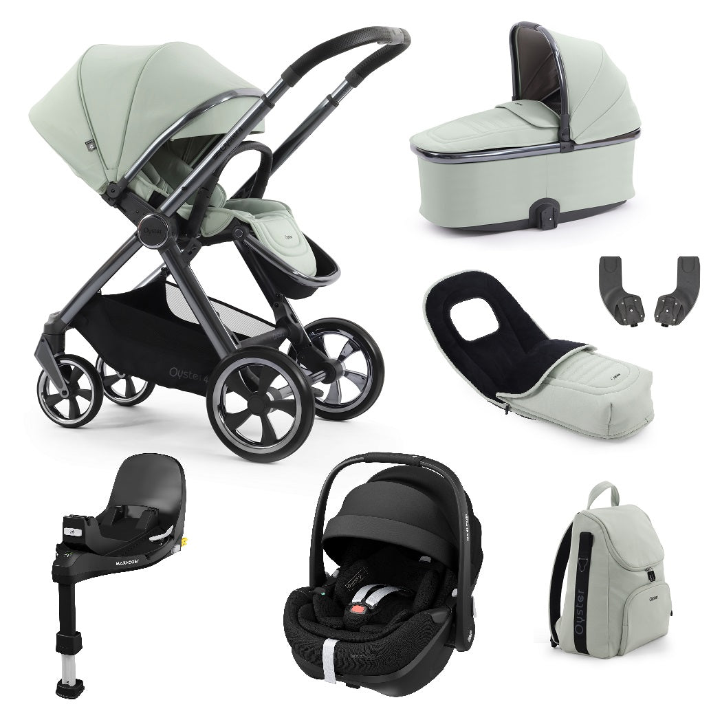 BabyStyle Oyster 4 ULTIMATE Bundle - Pistachio - with Pebble 360 Pro2
