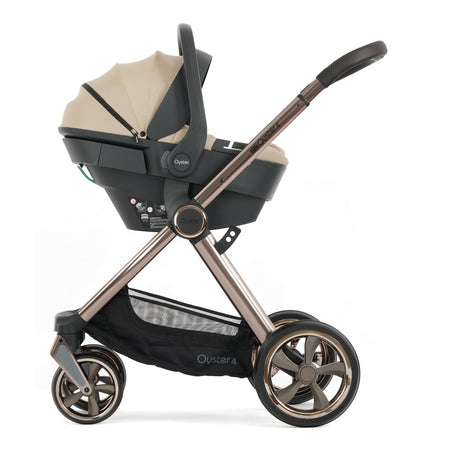 Oyster4 Chassis fitted with Capsule 360 Infant Car Seat - Buttermilk