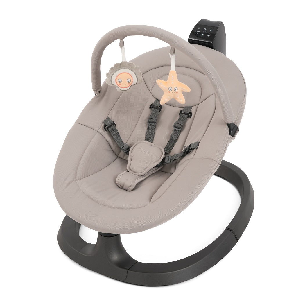 Oyster Ocean Baby Rocker & Seat - Stone