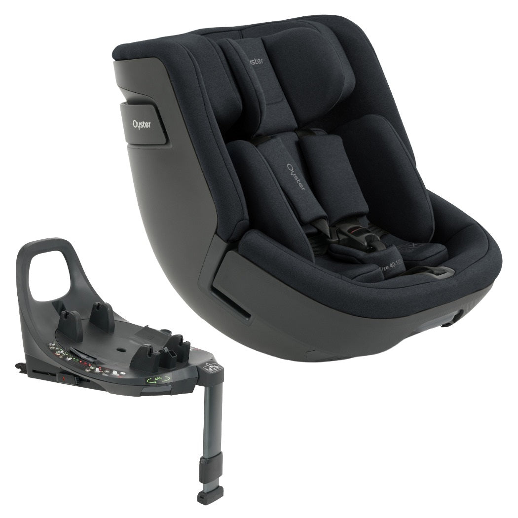 Oyster Toddler 360 Car Seat - Carbonite with Isofix Base