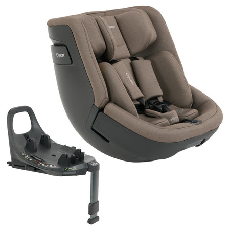 Oyster Toddler 360 Car Seat - Mink with Isofix Base