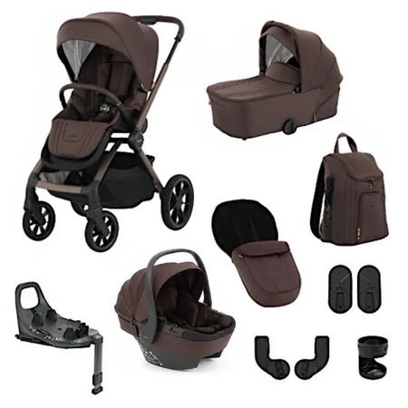 Oyster Vee Travel System - Chocolate - included items