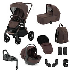 Oyster Vee Travel System - Chocolate - included items