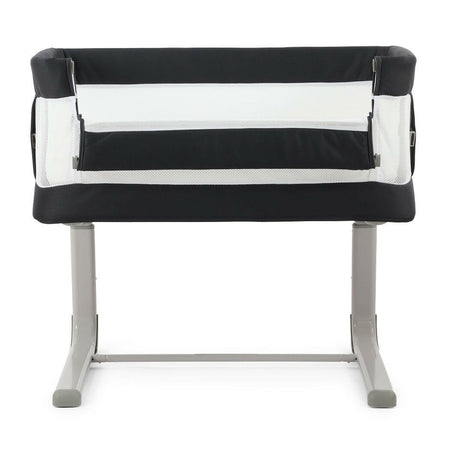 BabyStyle Oyster Wiggle Co-Sleeper Bedside Crib - Carbonite - front view