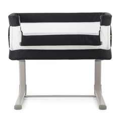 BabyStyle Oyster Wiggle Co-Sleeper Bedside Crib - Carbonite - front view