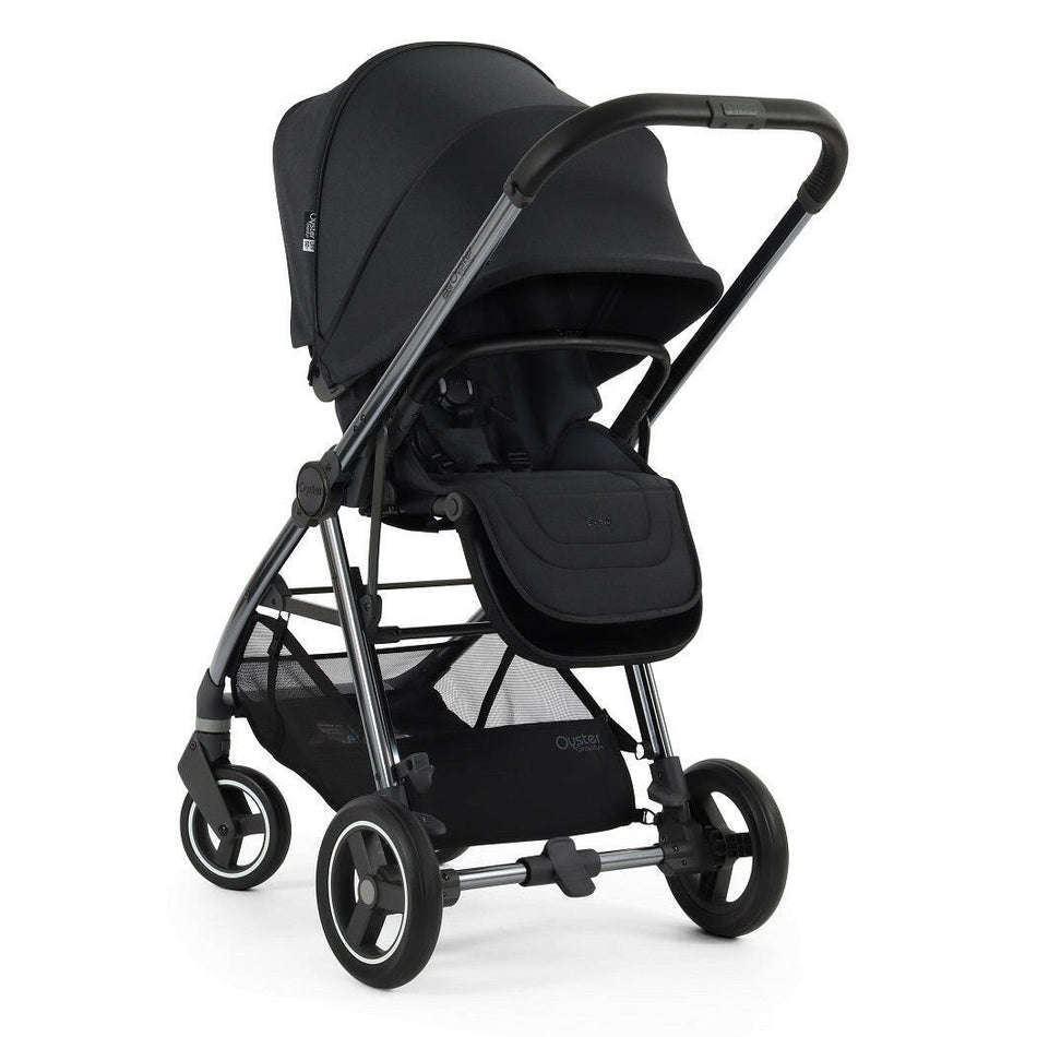 Oyster Gravity+ Stroller - Carbonite - parent-facing