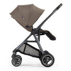 BabyStyle Oyster Gravity+ Stroller - Mink - parent-facing, side view