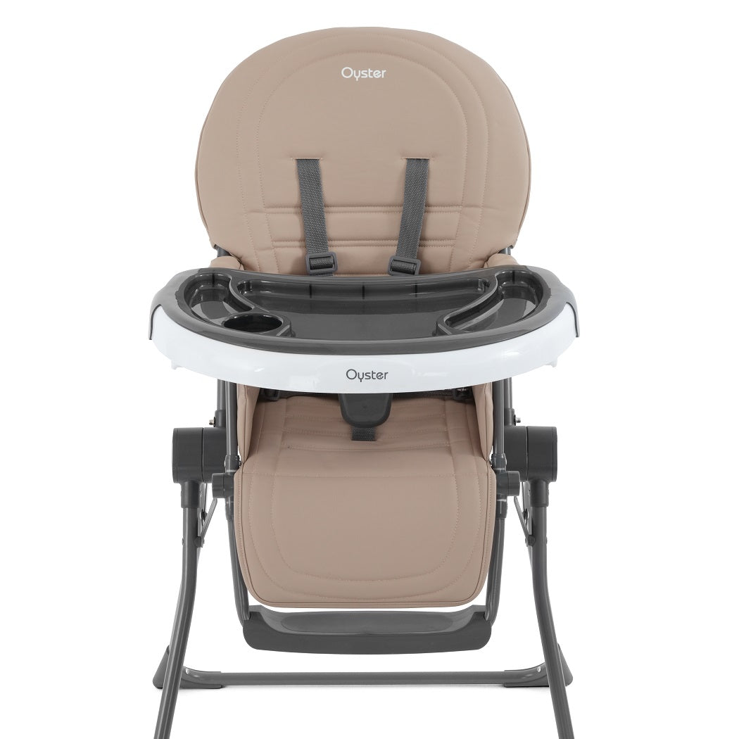 Oyster Highchair - Mink - front view