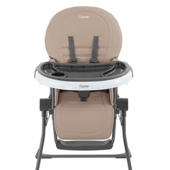 Oyster Highchair - Mink - front view