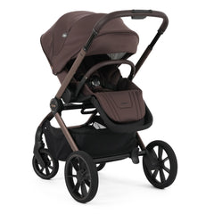 Oyster Vee Pushchair - Chocolate - parent-facing