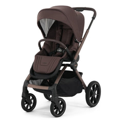 Oyster Vee Pushchair - Chocolate - forward-facing