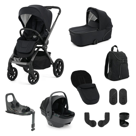 Oyster Vee Travel System - Liquorice - included items