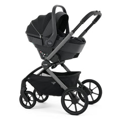 Oyster Vee Chassis - Liquorice - with Oyster Capsule 360 Infant Car Seat