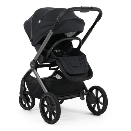 Oyster Vee Pushchair - Liquorice - parent-facing
