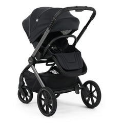 Oyster Vee Pushchair - Liquorice - parent-facing