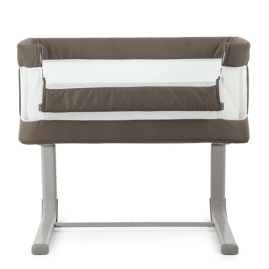 BabyStyle Oyster Wiggle Co-Sleeper Bedside Crib - Mink - front view