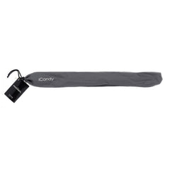 iCandy Universal Sun Parasol - Grey Granite - folded within storage sleeve