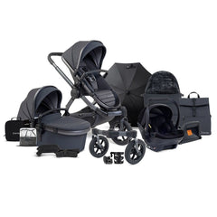 iCandy Peach 7 Pram Pushchair Car Seat Complete Bundle - All-Terrain Storm