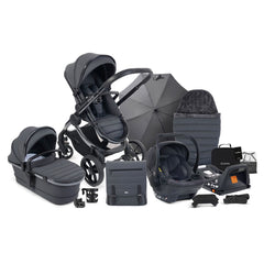 iCandy Peach 7 Pram Pushchair Complete Bundle (Dark Grey)