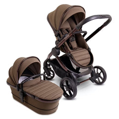 iCandy Peach 7 Pram Pushchair Complete Bundle (Coco) - showing the pram with the pushchair in parent-facing mode
