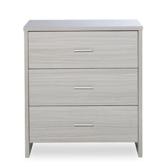 Ickle Bubba Pembrey Changing Unit - Ash Grey - front view, with changing top removed