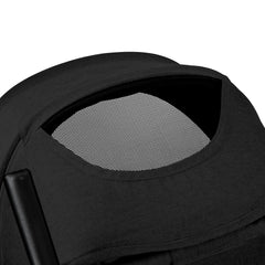 Ickle Bubba Pisces Ultra-Compact Stroller - Black - ventilation panel in hood