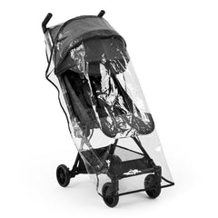 Ickle Bubba Pisces Ultra-Compact Stroller - Black - included rain cover