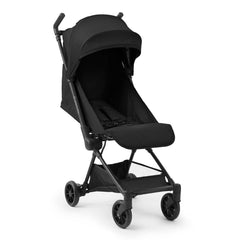 Ickle Bubba Pisces Ultra-Compact Stroller - Black - seat fully reclined
