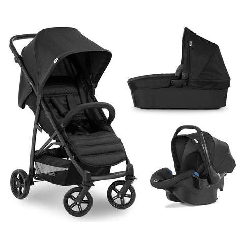 Hauck Polo Travel System - Pryia Stroller and ProSafe 35 Carseat - Melange  grey