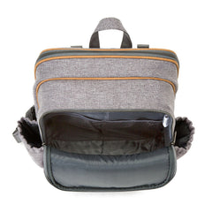 Bizzi Growin Baby Travel Crib Changing Bag - RUCPOD® (Windsor Grey) - showing the bag`s interior