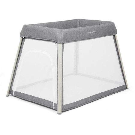 Ickle Bubba Scout Travel Cot & Playpen - Ash Grey - showing the 2-in-1 cot and playpen option