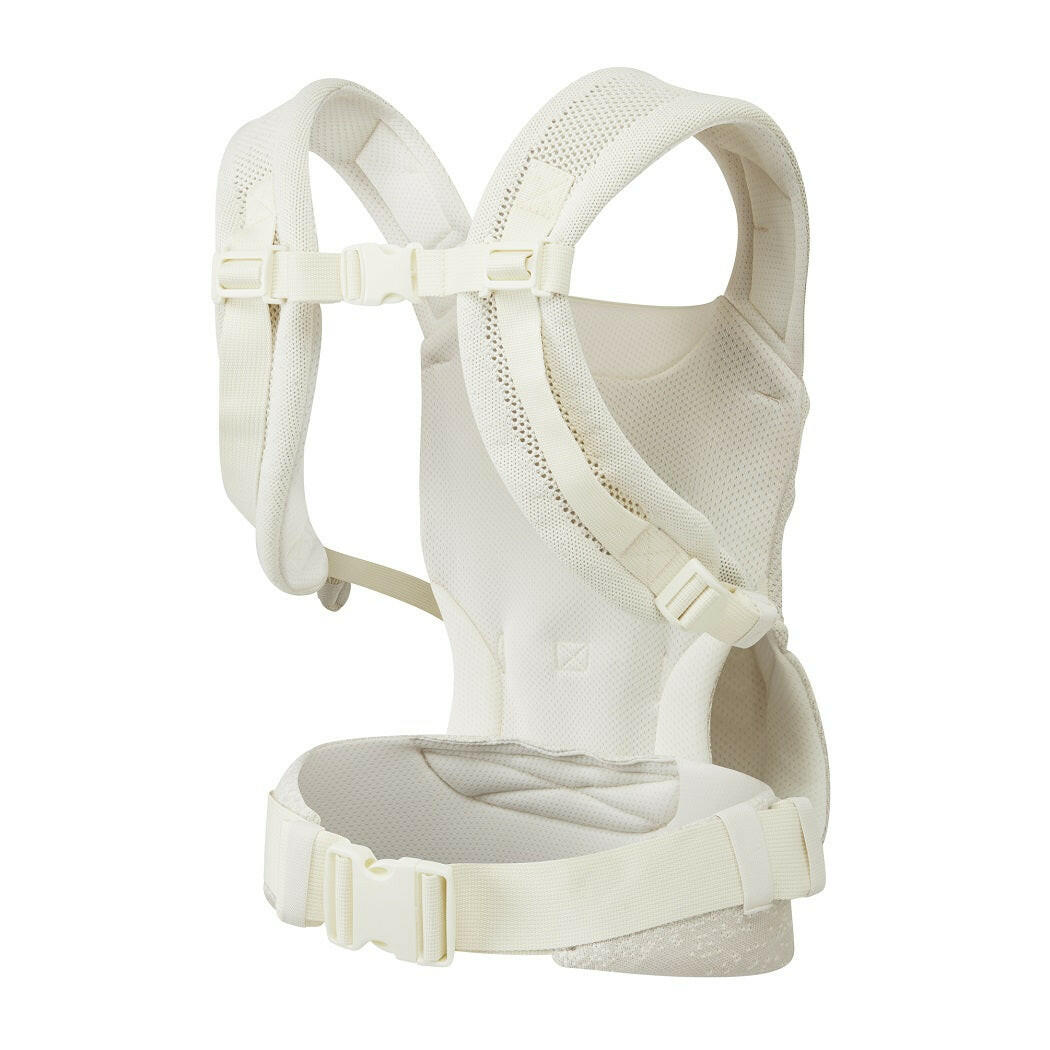 Ickle Bubba Seren Baby Carrier - Stone - rear view, without storage pocket