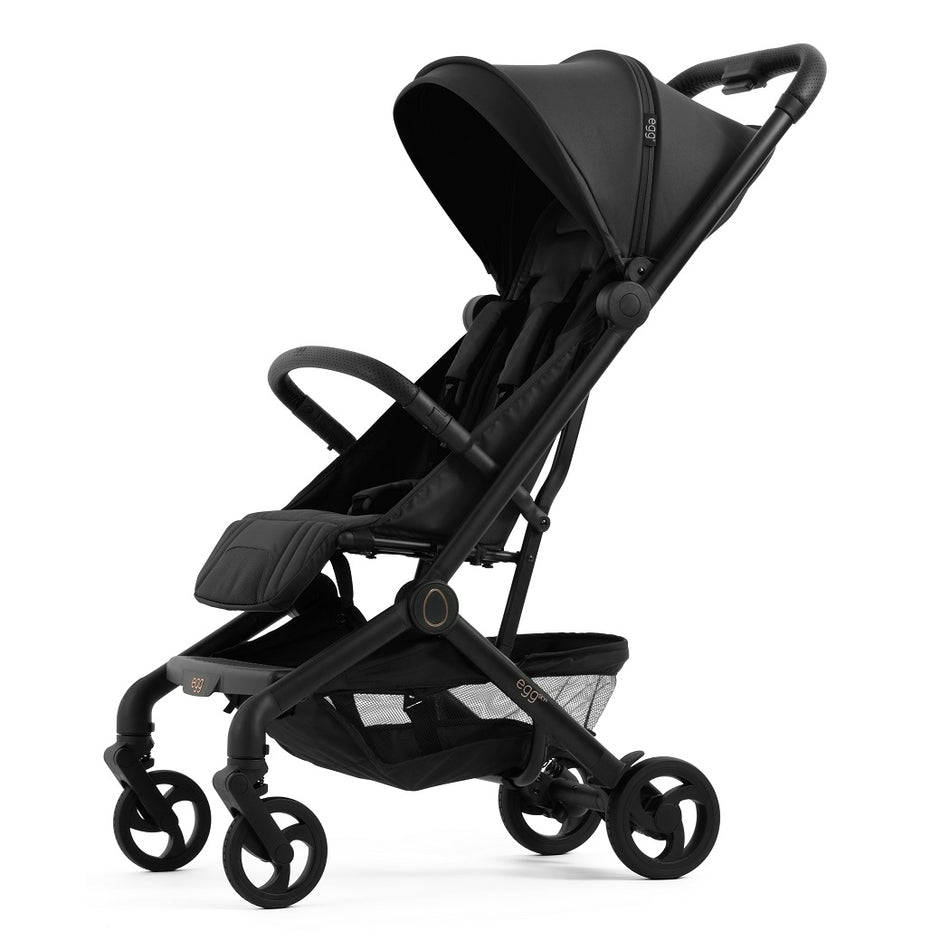 egg Sky Travel Stroller Cabin Approved - Black - quarter view