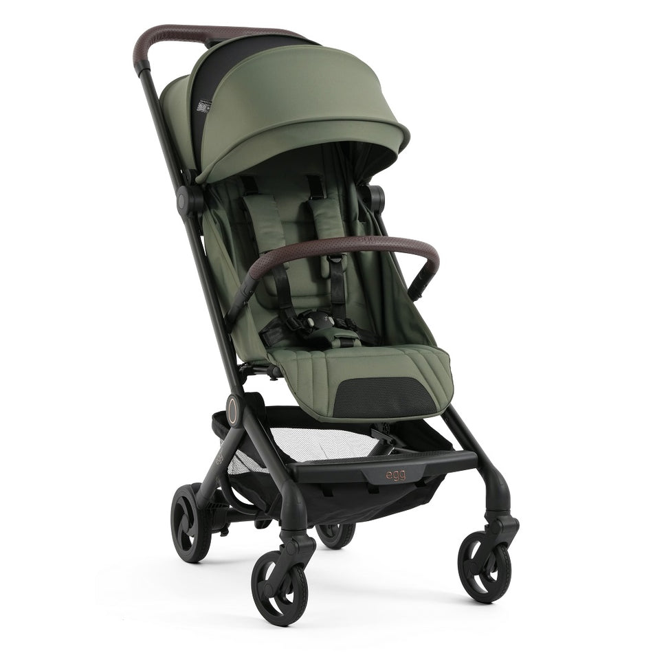 egg Sky Cabin Approved Travel Stroller - Green - with ventilation panel