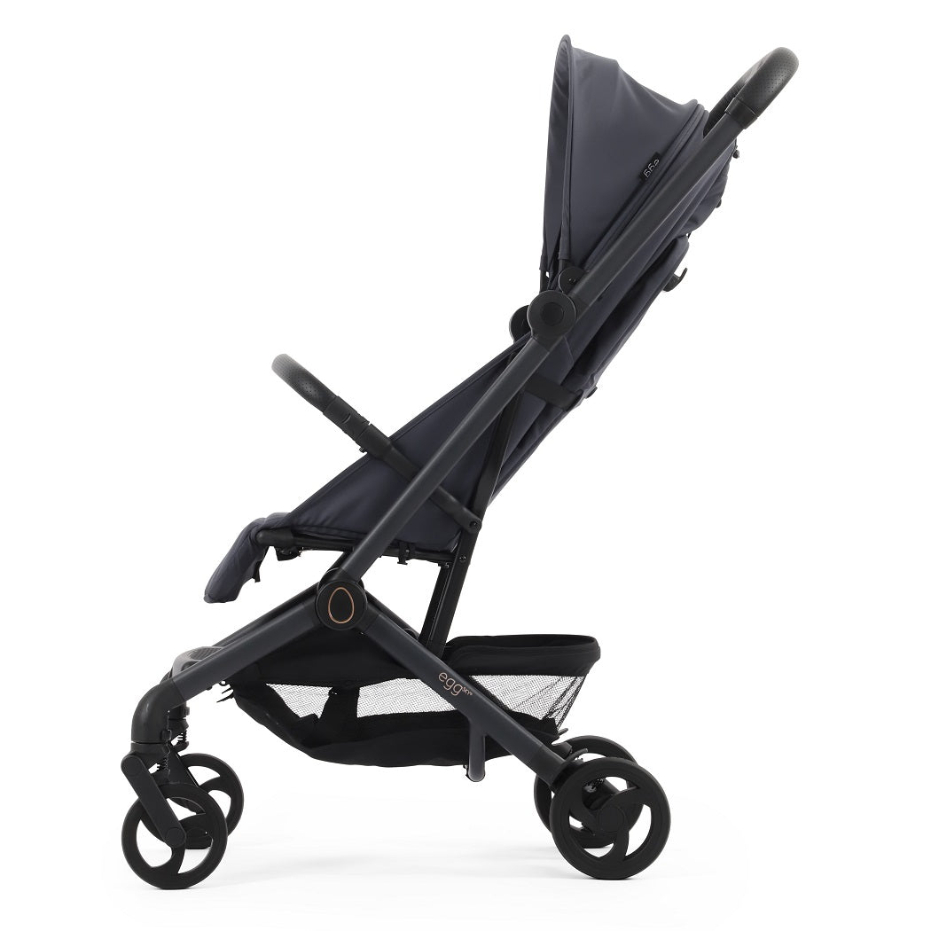egg Sky Cabin Approved Travel Stroller - Ink - side view with seat upright
