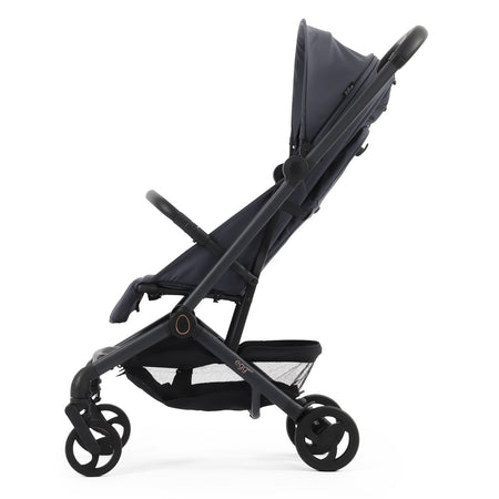egg Sky Cabin Approved Travel Stroller - Ink - side view with seat upright