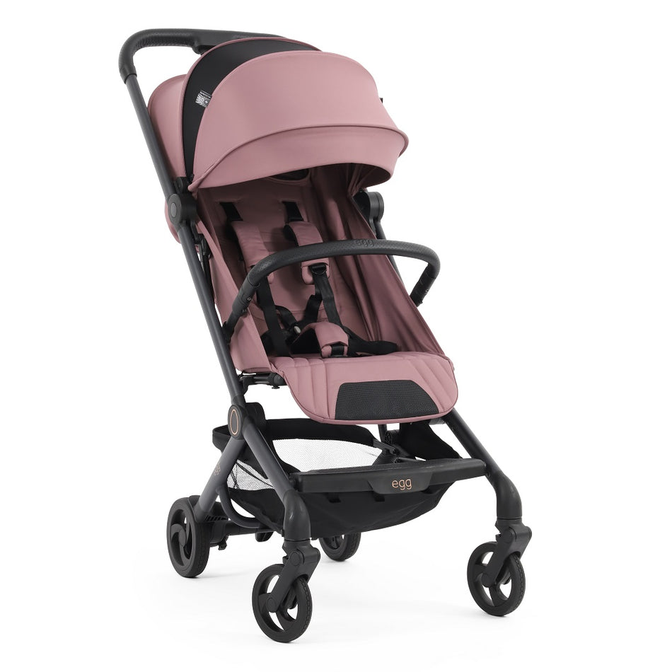 egg Sky Cabin Approved Travel Stroller - Mauve - with ventilation panel