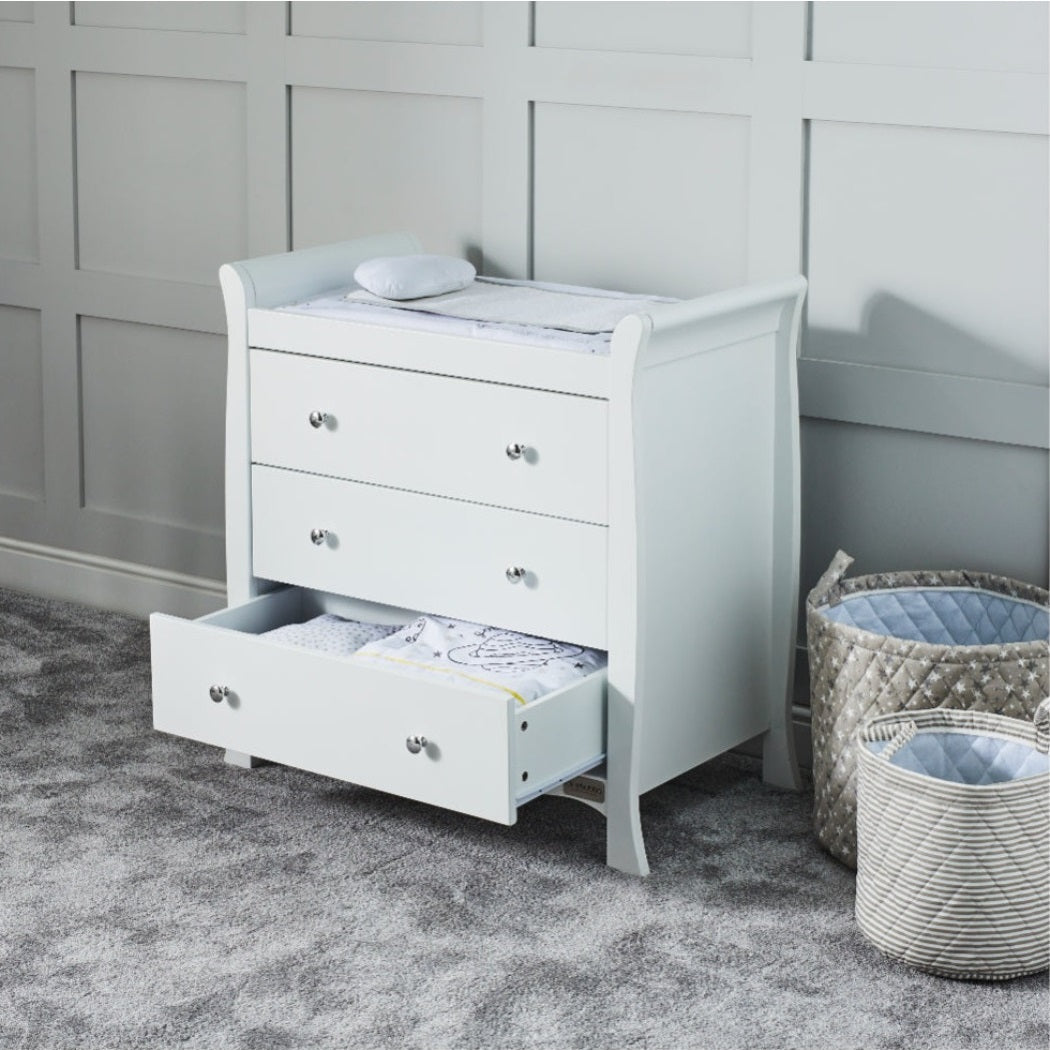 Ickle Bubba Snowdon Changing Unit - White - lifestyle image