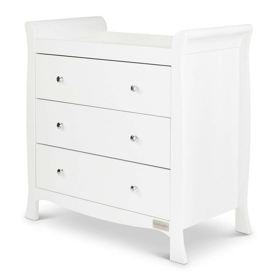 Ickle Bubba Snowdon Changing Unit - White - quarter view