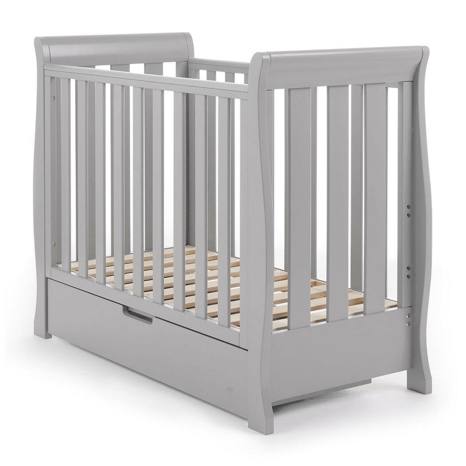 Obaby Stamford Space Saver Cot Warm Grey