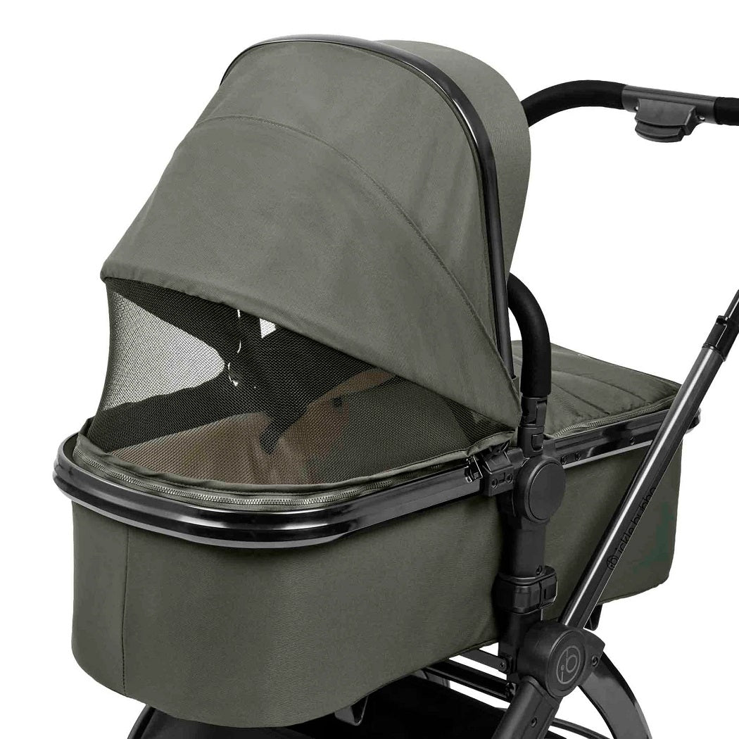 Ickle Bubba Stomp Luxe Elements Pram - Forest - ventilated hood panel