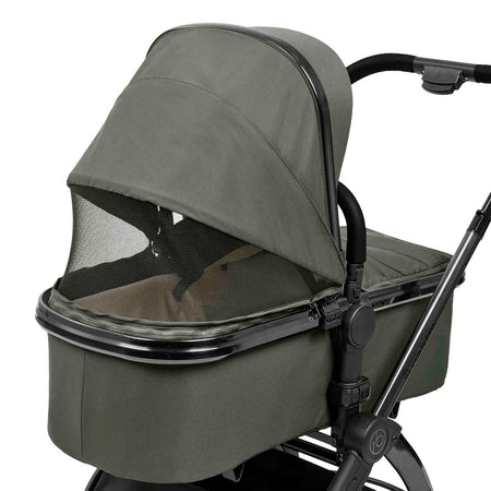 Ickle Bubba Stomp Luxe Elements Pram - Forest - ventilated hood panel